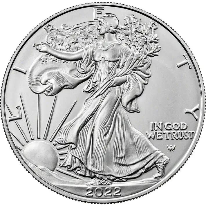 2022 American Silver Eagle Coin 1 oz $1 - BU - Sealed 500 Coin Monster Box #3