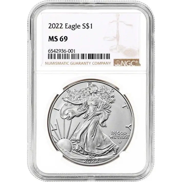 2022 American Silver Eagle - NGC MS69 #1