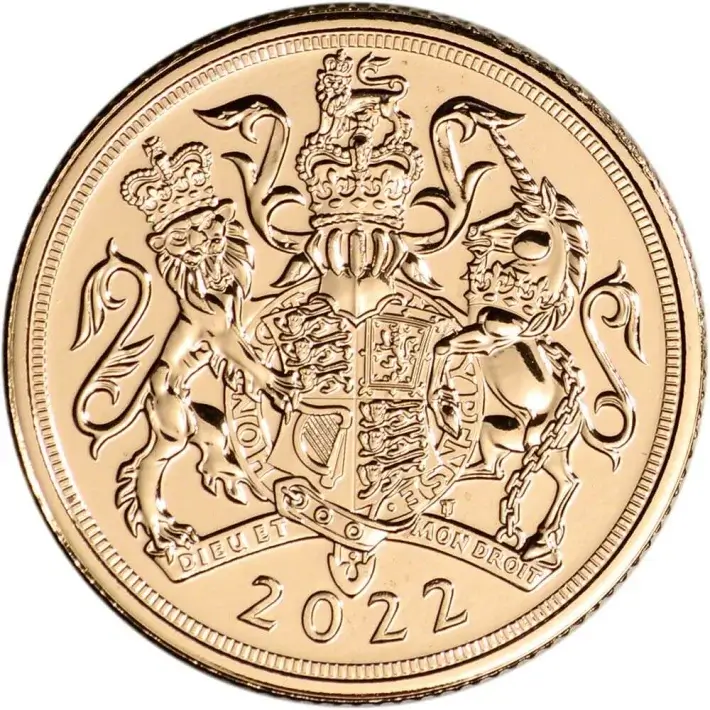 2022 Great Britain Gold Sovereign .2354 oz - Elizabeth II - BU #1