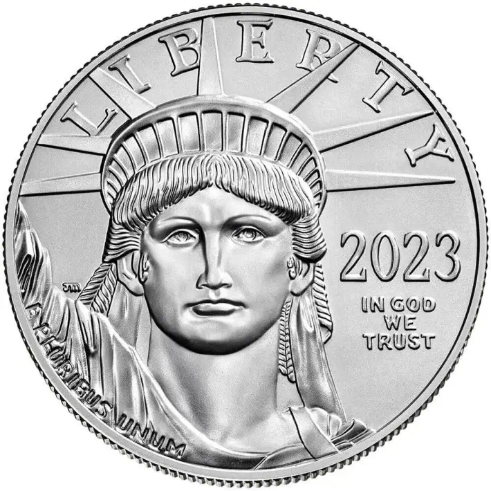 2023 American Platinum Eagle 1 oz $100 NGC MS70 First Day Issue 1st Label Black #4