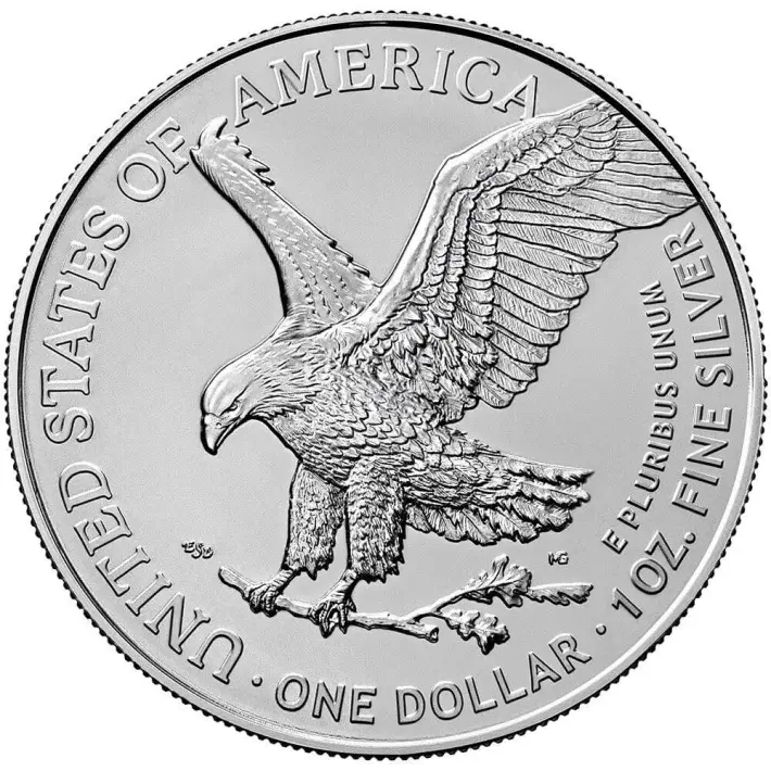 2023 American Silver Eagle 1 oz $1 1 Roll Twenty 20 BU Coins in Mint Tube #3