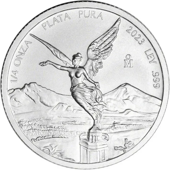 2023 Mexico Silver Libertad 1/4 oz 1/4 Onza - BU #1