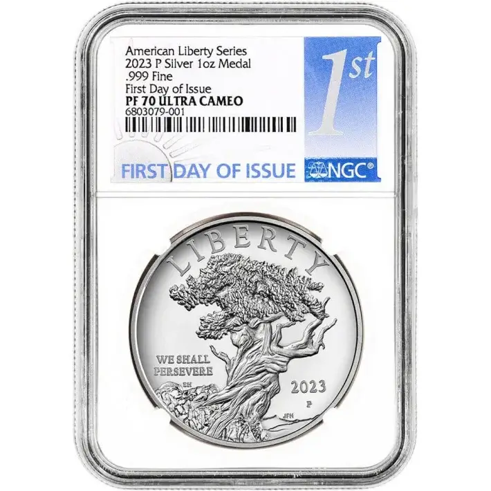 2023 P US American Liberty Silver Medal Proof  NGC PF70 UCAM First Day Issue #1