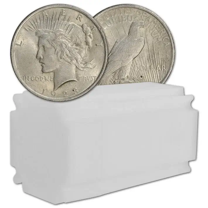 1923 US Peace Silver Dollar $1 - AU - Roll of 20 Coins #1