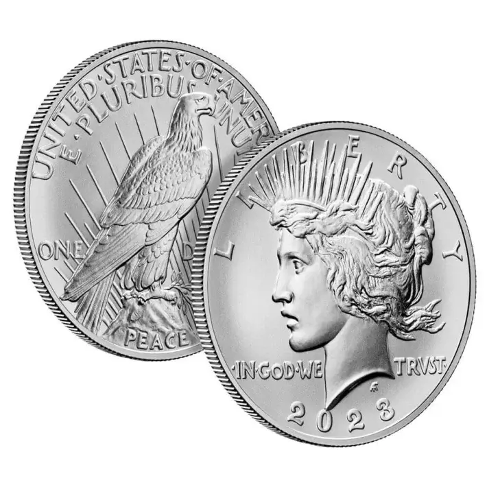 2023 US Peace Silver Dollar $1 NGC MS70 First Day of Issue Anniversary Label #2