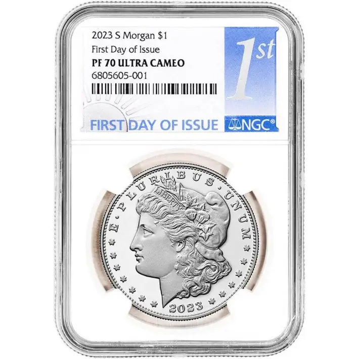 2023 S US Morgan Silver Dollar Proof $1 NGC PF70 UCAM First Day Issue 1st #1