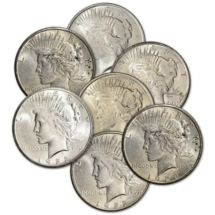 1923 S US Peace Silver Dollar $1 - BU #1