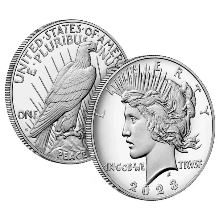 2023 S US Peace Silver Dollar Proof $1 PCGS PR70 DCAM First Day Issue #2