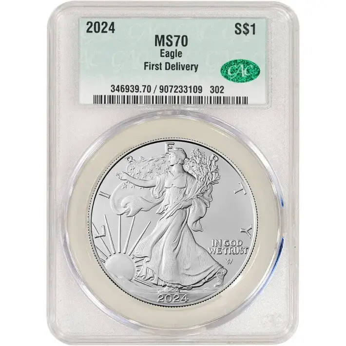 2024 American Silver Eagle - CAC MS70 First Delivery #1