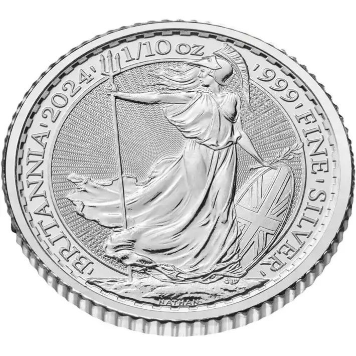 2024 Great Britain Silver Britannia 1/10 oz 20 Pence - BU #2