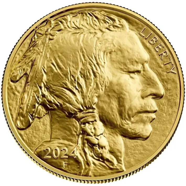 2024 American Gold Buffalo 1 oz $50 - PCGS MS70 First Day of Issue Buffalo Label #2
