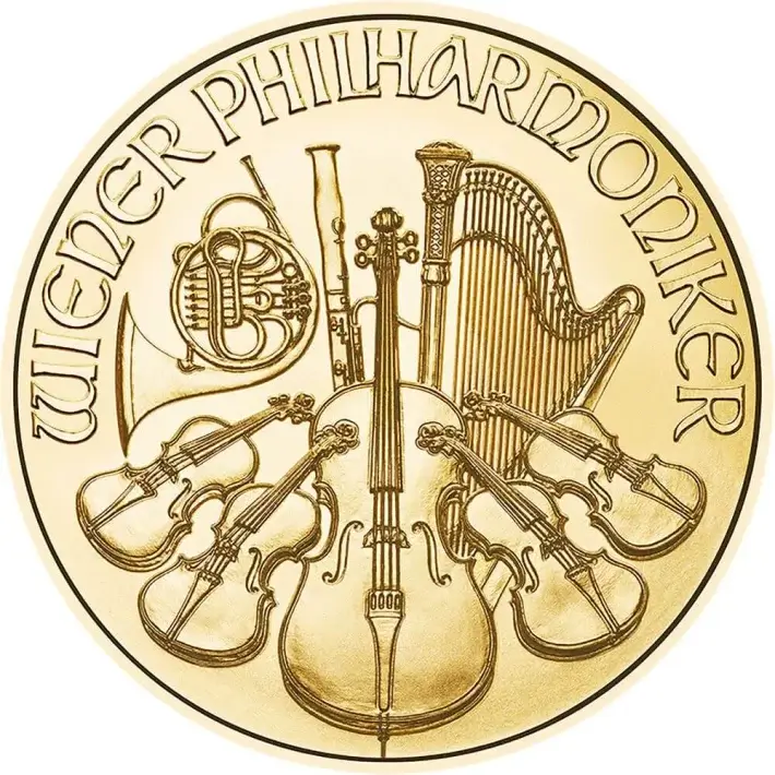 2024 Austria Gold Philharmonic 1/10 oz 10 Euro - BU #1