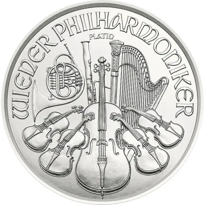 2024 Austria Platinum Philharmonic 1 oz 100 Euro - BU #1