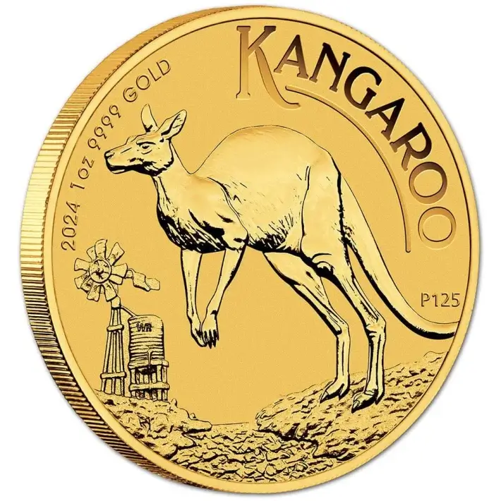2024 P Australia Gold Kangaroo - 1 oz - $100 - BU #3