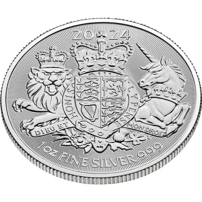 2024 Great Britain Silver Royal Arms £2 1 oz - BU - Ten 10 Coins #2