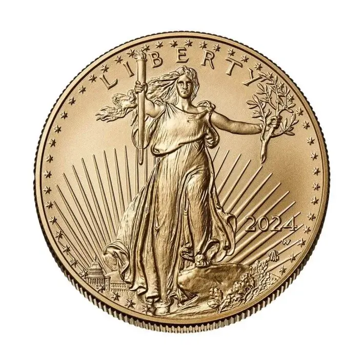 2024 W American Gold Eagle 1 oz Burnished $50 NGC MS70 Early Releases #3