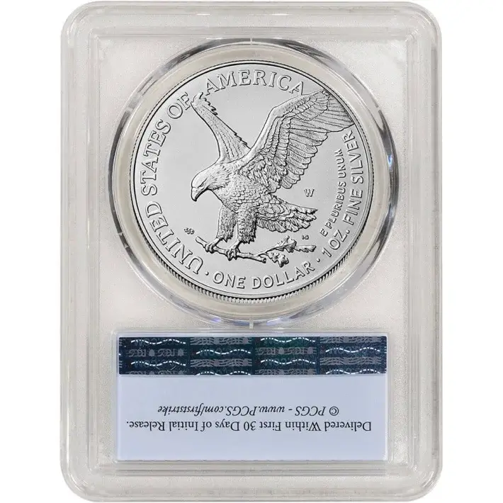 2024 W American Silver Eagle Burnished - PCGS SP70 First Strike #4