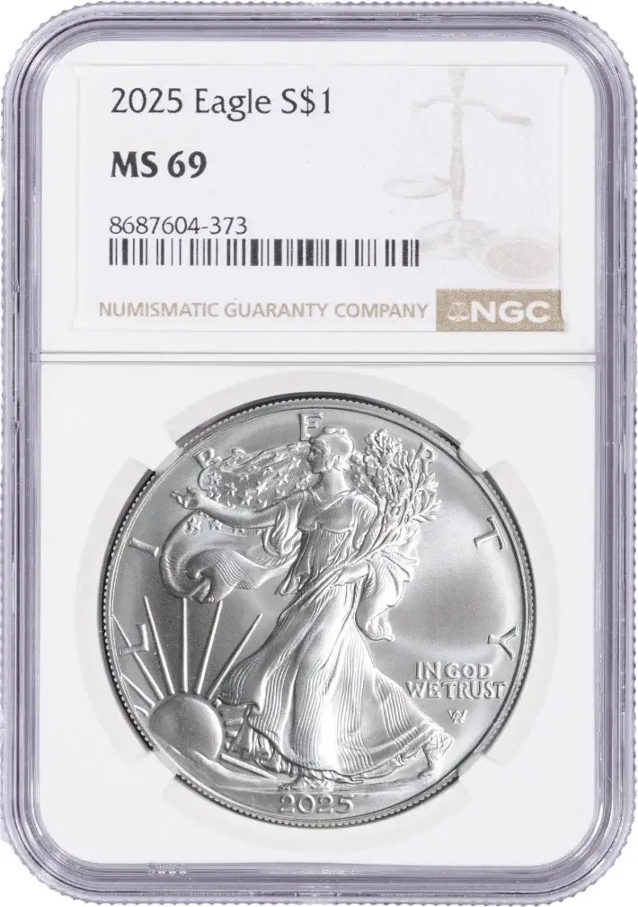 2025 American Silver Eagle - NGC MS69 #1