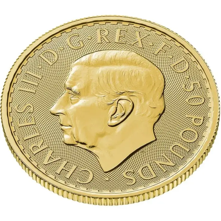 2025 Great Britain Gold Britannia £50 1/2 oz - BU #2