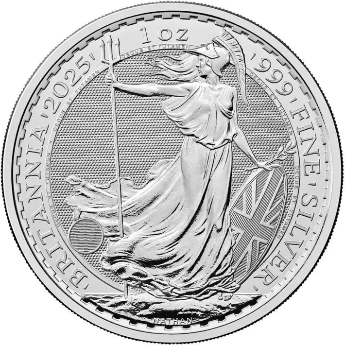 2025 Great Britain Silver Britannia £2 1 oz BU Sealed 500 Coin Box #4