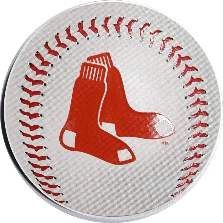 2025 Niue Silver MLB Boston Red Sox Colorized BU 1 oz $2 coin in Capsule #1