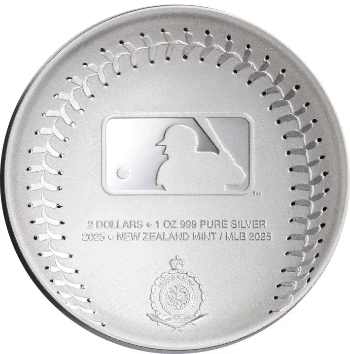 2025 Niue Silver MLB New York Yankees Colorized BU 1 oz $2 coin in Capsule #2