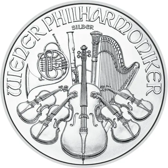 2025 Austria Silver Philharmonic 1 oz 1.5 Euro - BU - Ten 10 Coins #3