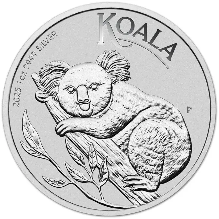 2025 P Australia Silver Koala 1 oz $1 - BU - 1 Box - Sealed 100 Coin Box #4