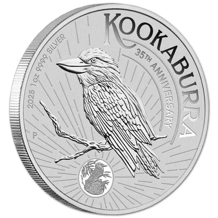 2025 P Australia Silver Kookaburra 1 oz $1 - BU - Ten 10 Coins #3