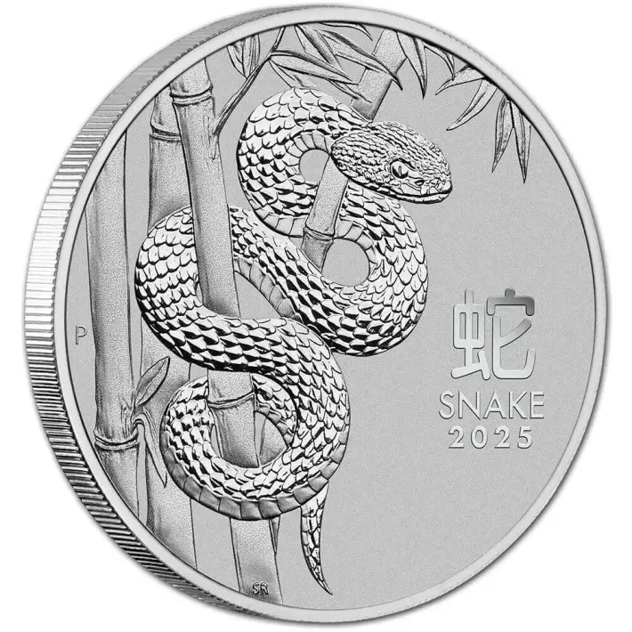 2025 P Australia Platinum Lunar Series III Year of the Snake 1 oz $100 - BU #2
