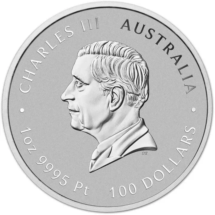 2025 P Australia Platinum Lunar Series III Year of the Snake 1 oz $100 - BU #3