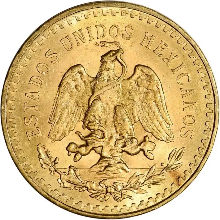 1946 Mexico Gold 50 Pesos - Average Circulated - 1.2056 oz #2
