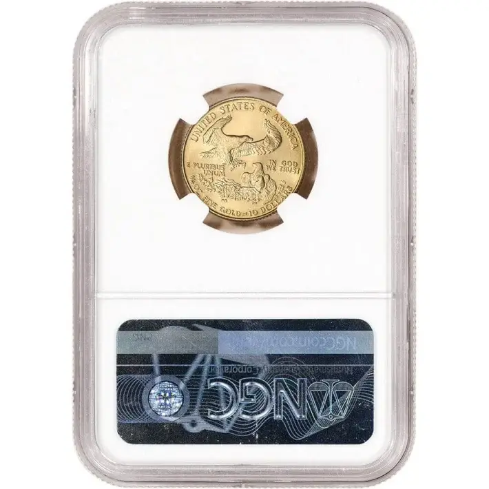 1986 American Gold Eagle Coin 1/4 oz $10 - NGC MS69 #4