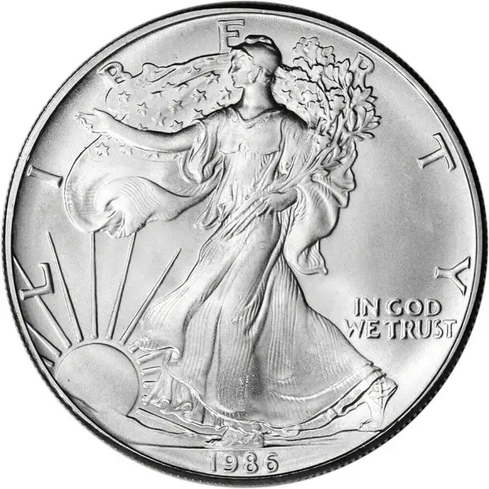 Roll of 20 - 1986 American Silver Eagle - NGC Gem Uncirculated #2