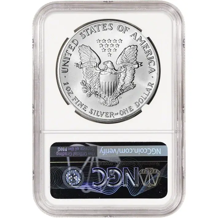 1989 American Silver Eagle Coin - NGC MS69 #4