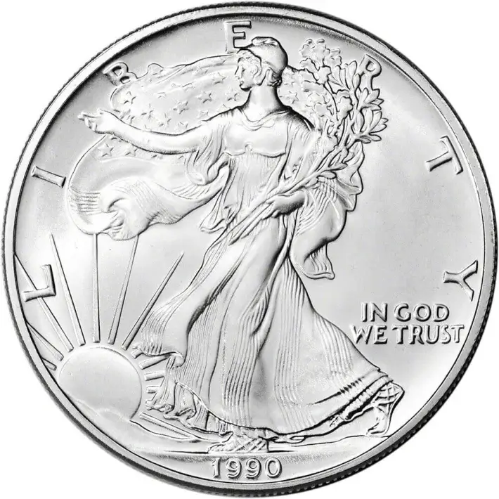 Roll of 20 - 1990 American Silver Eagle - NGC Gem Uncirculated #3
