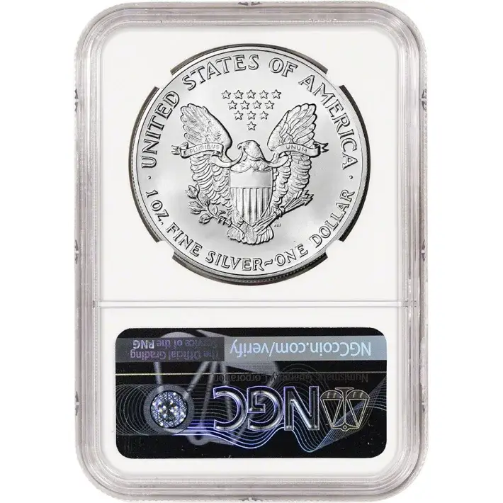 1990 American Silver Eagle Coin - NGC MS69 #4