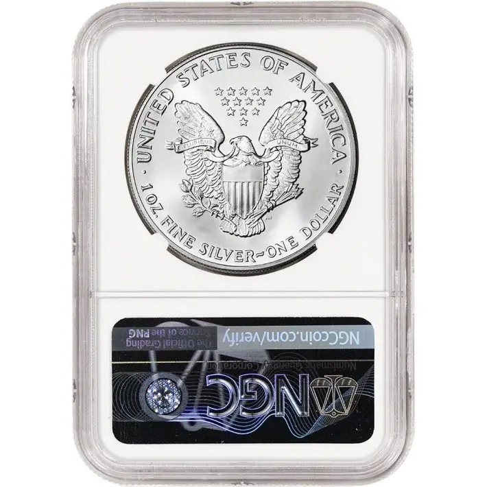 1991 American Silver Eagle Coin - NGC MS69 #2