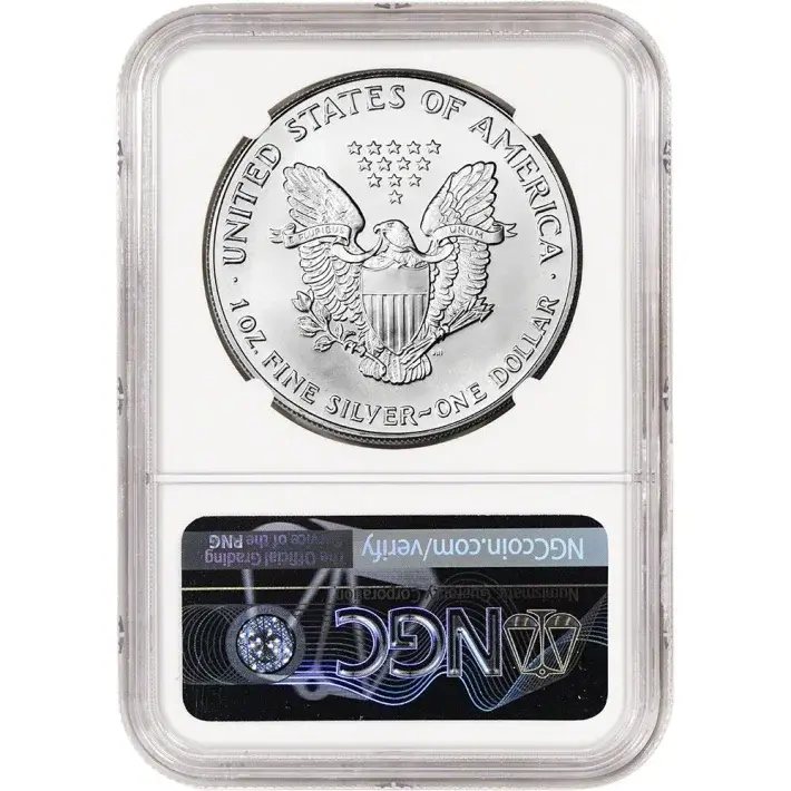 1993 American Silver Eagle Coin - NGC MS69 #4