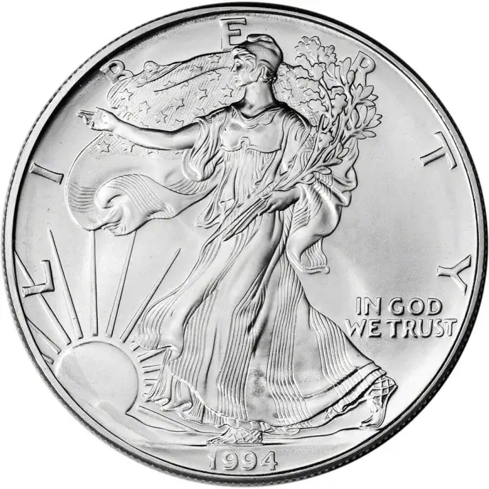 Roll of 20 - 1994 American Silver Eagle - NGC Gem Uncirculated #2