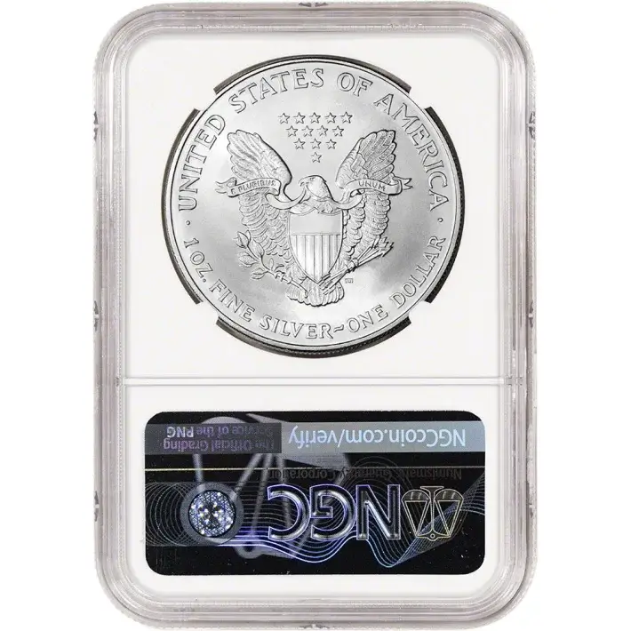 1996 American Silver Eagle Coin - NGC MS69 #4