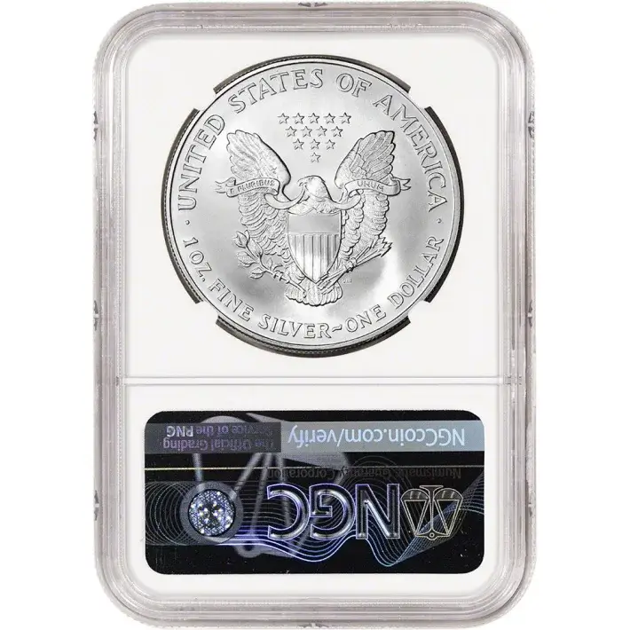 1999 American Silver Eagle Coin - NGC MS69 #4