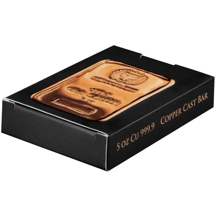 5 oz Germania Mint Copper Bar 999.9 Fine #3