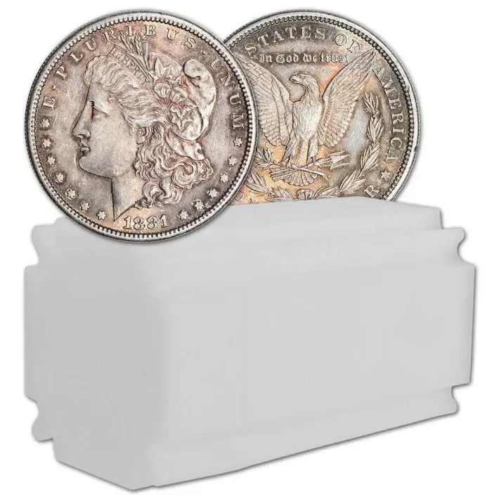 Morgan Silver Dollar Coin - Roll of 20 - Cull AU Details - Pre 1921 Random Date #1