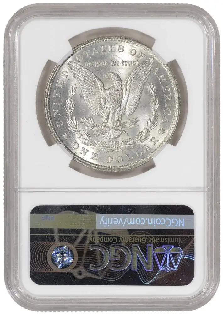 1897 US Morgan Silver Dollar $1 - NGC MS 63 #2