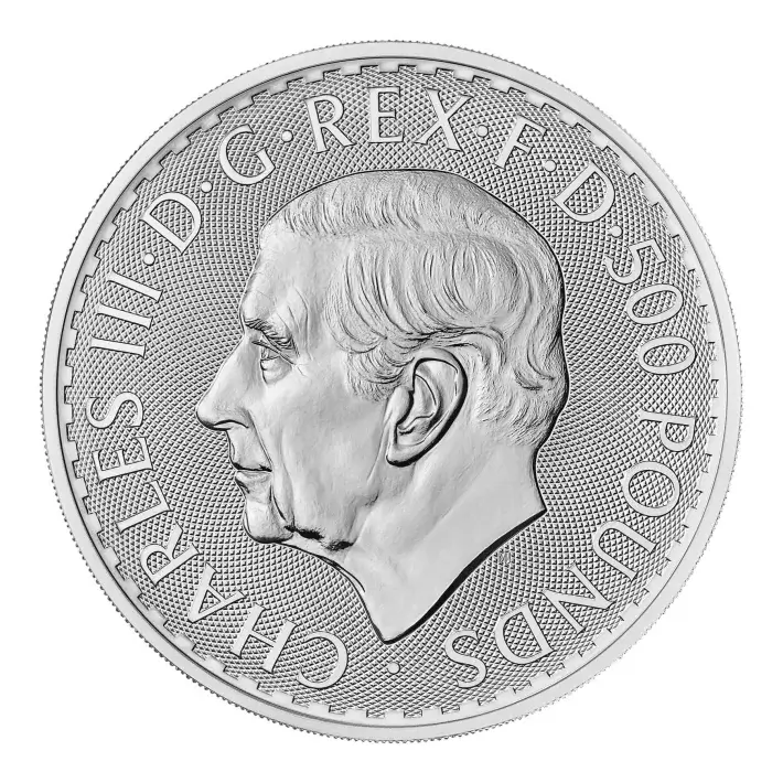2027 Great Britain Silver Britannia £500 Kilo 32.15 oz - BU #2