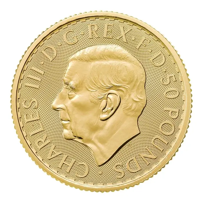 2027 Great Britain Gold Britannia £50 1/2 oz - BU 10 Coin Mint Tube #3