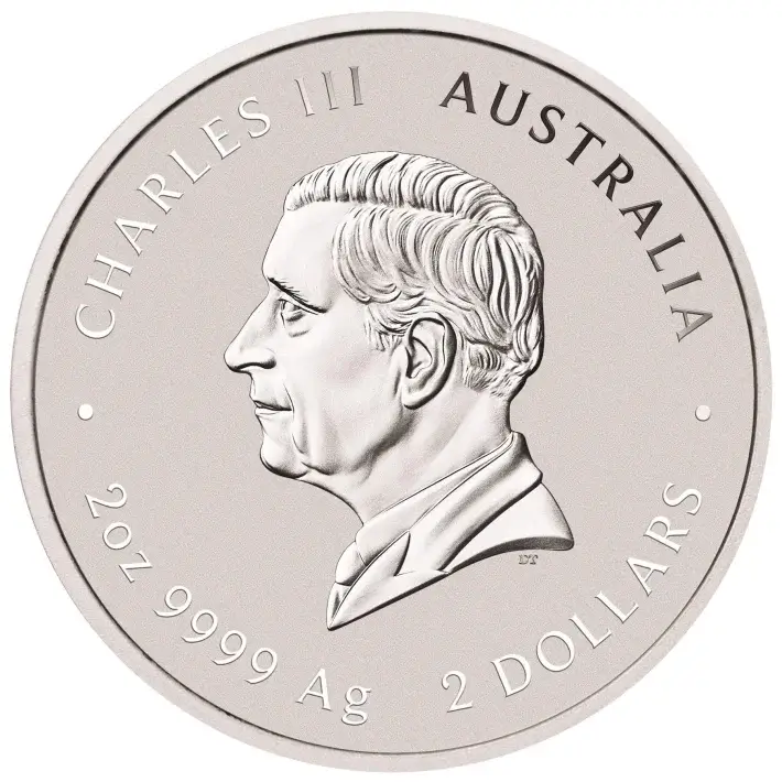 2027 P Australia Silver Lunar Series III Year of the Goat 2 oz $2 - BU #2