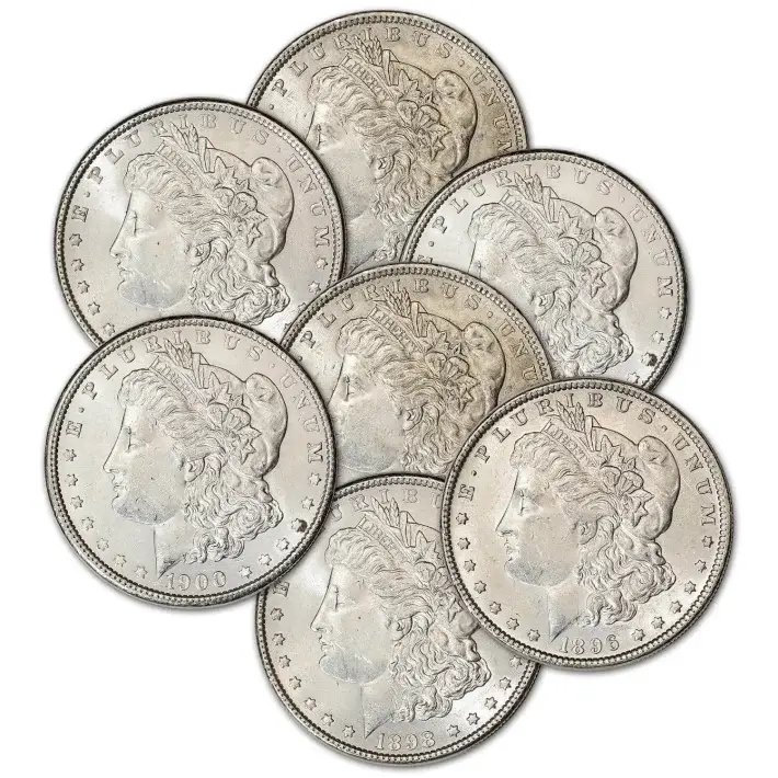 US Morgan Silver Dollar - AU - Pre 1921 Random Date #1