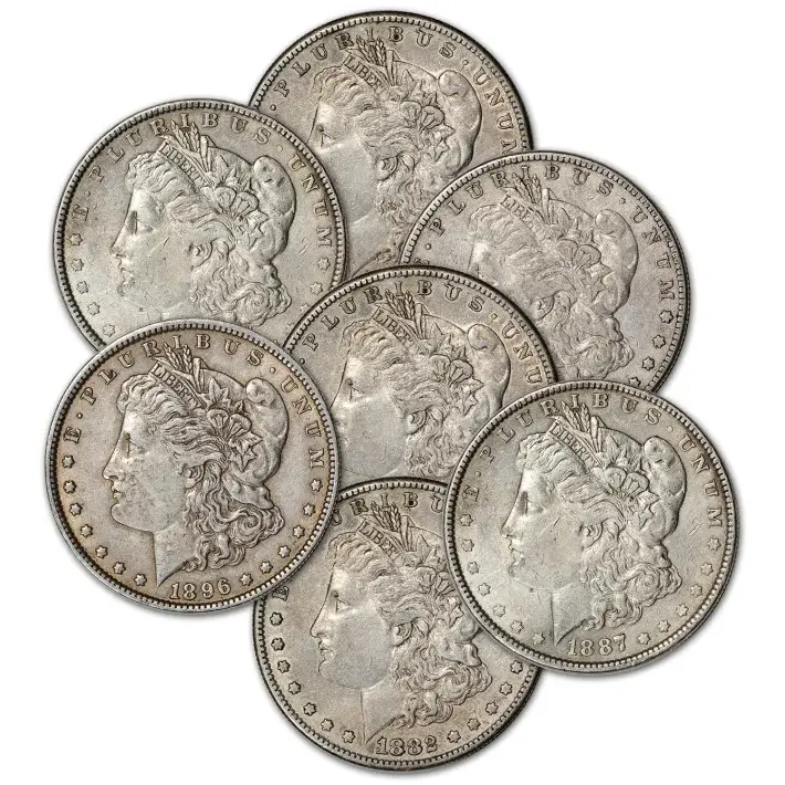 US Morgan Silver Dollar - XF - Pre 1921 Random Date #1